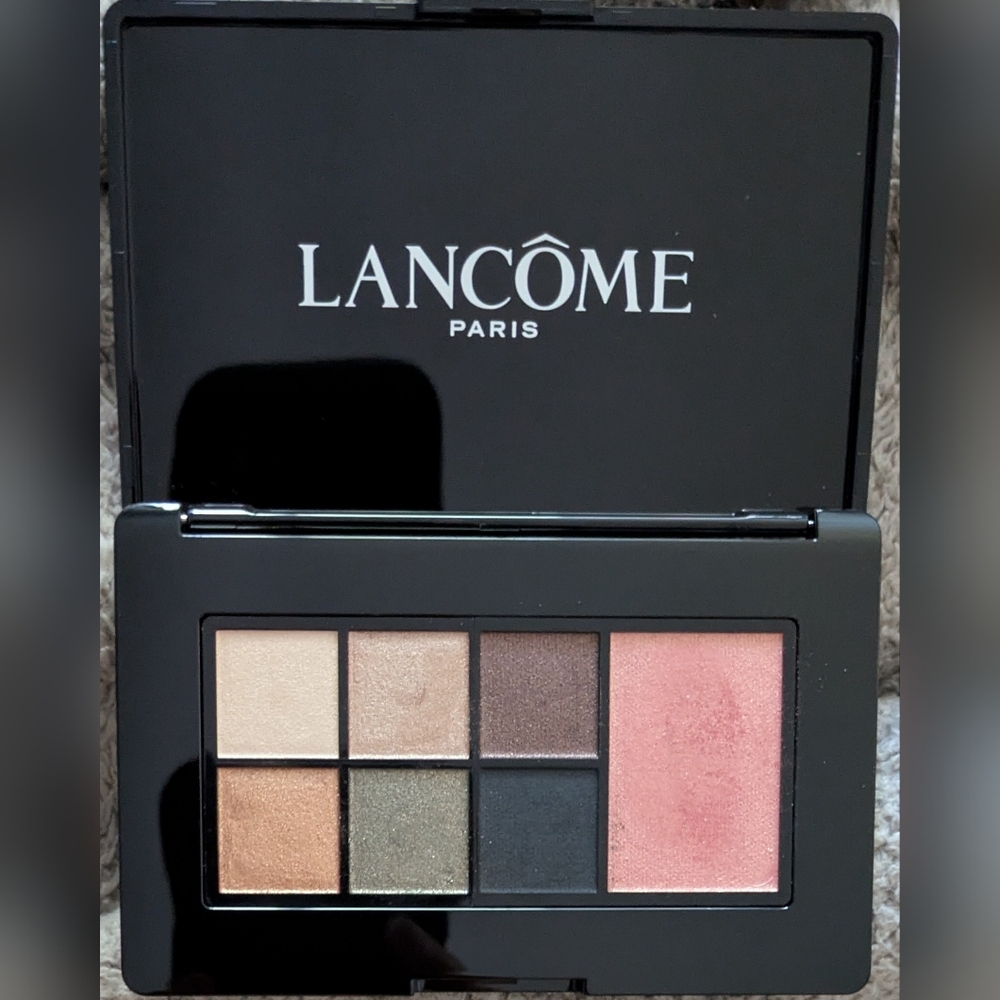 Lancome Black Eyeshadow Palette with Gold Accent